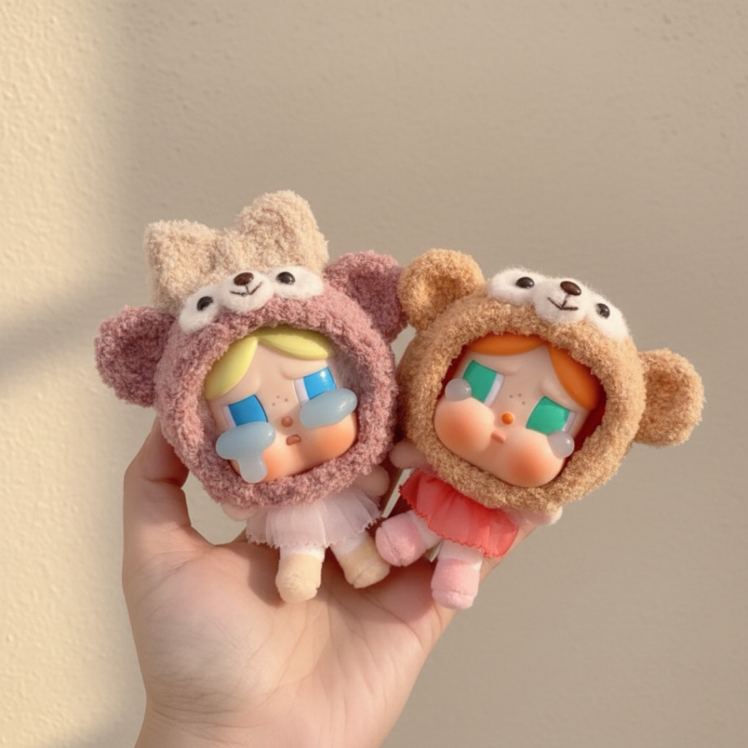 Crybaby Teddy Duo Set – Pink & Caramel Bear Costumes