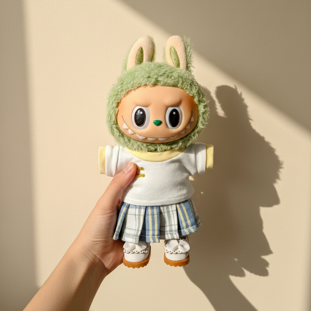 Labubu Academy Preppy School Outfit Set (2‑Piece)