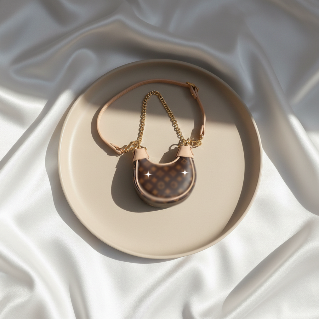 Labubu Mini Saddle Bag – Signature Luxe Monogram