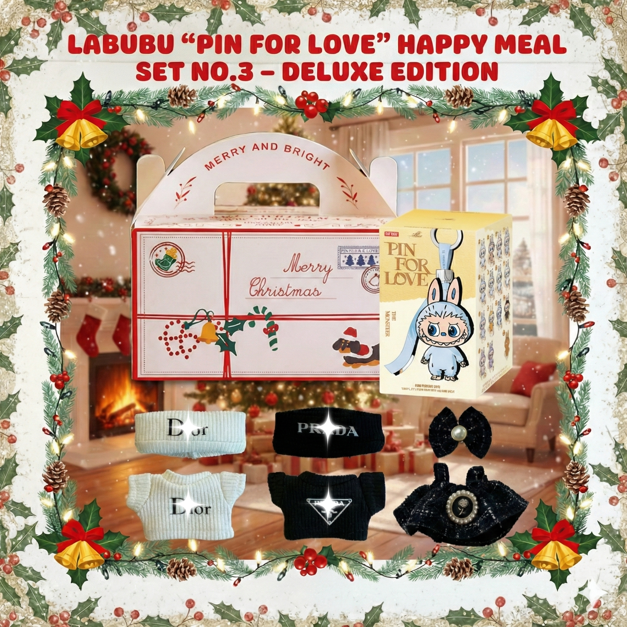 Labubu “Pin for Love” Happy Meal Set No.3 – Deluxe Edition