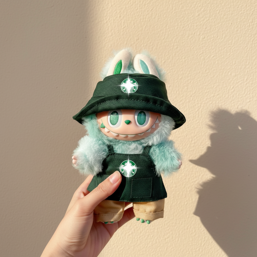 Labubu Artisan Barista Outfit – Café Edition