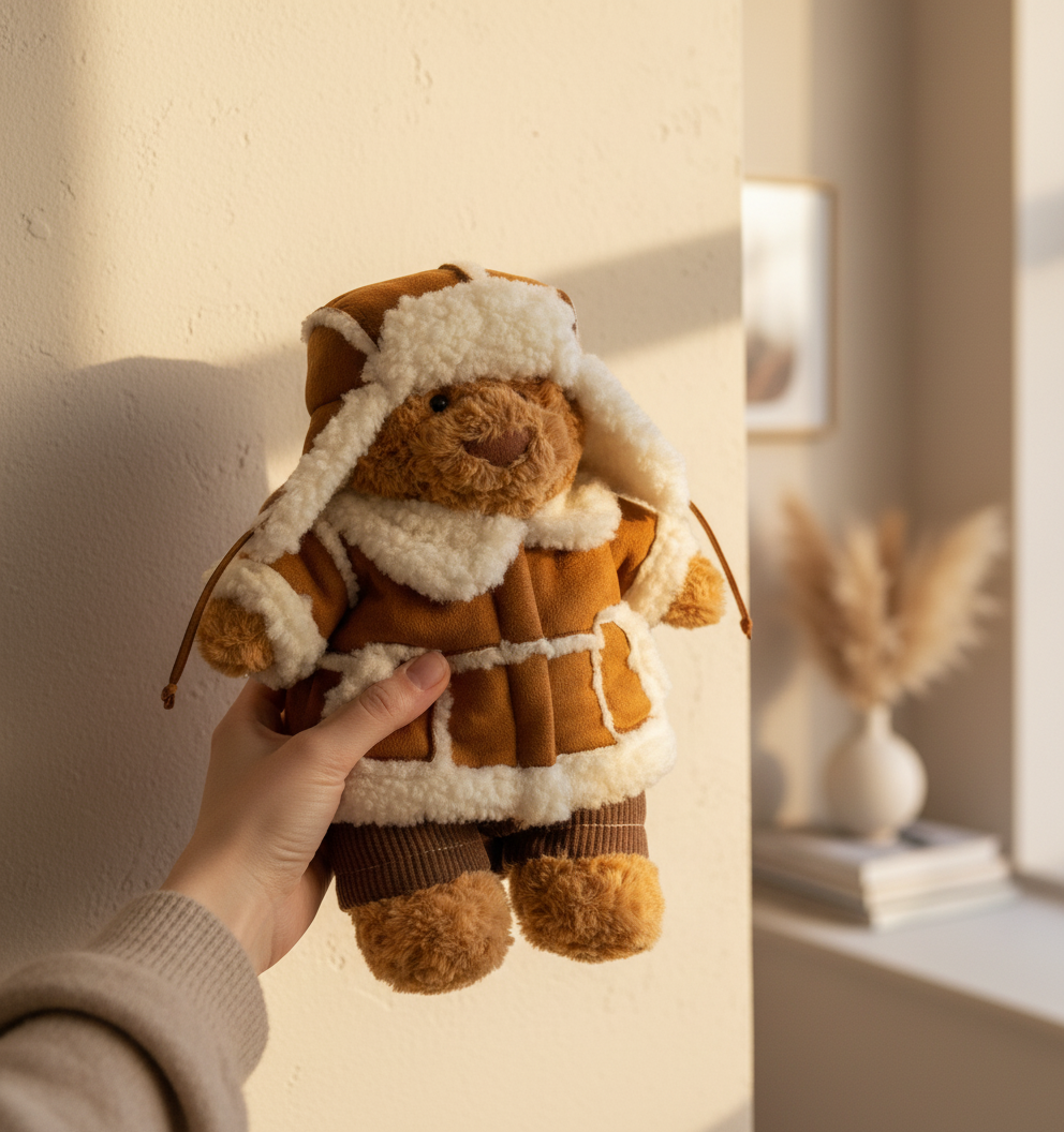 Jellycat Brown Bear Winter Coat & Corduroy Outfit